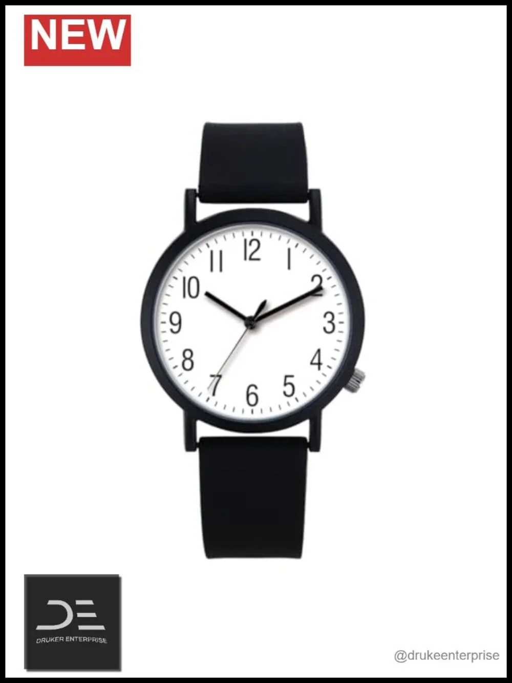 Women's Silicone Sports Watch - Classic Analog Display, Quartz Movement,